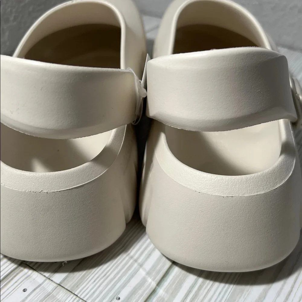 Birkenstock Birki Flow‎ EVA Clogs slip on sandals eggshell white EU 44 men’s 11